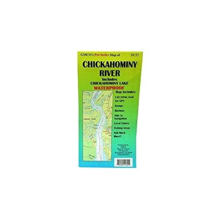 Gmco Chickahominy River Map Pro Series GpsFolded 11600PS